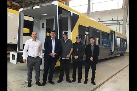 The first of the bodyshells for the Class 777 Merseyrail EMU fleet has been completed at Stadler’s Szolnok plant in Hungary.